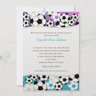 Soccer Invitational Mitzvah Invitation