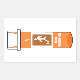 Soccer Is My Drug Rectangular Sticker