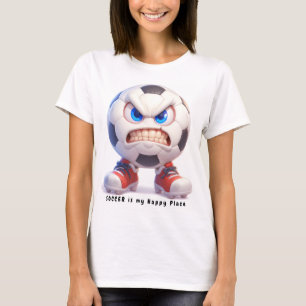 Soccer is my Happy Place Image T-Shirt