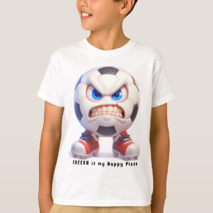 Soccer is my Happy Place Image T-Shirt