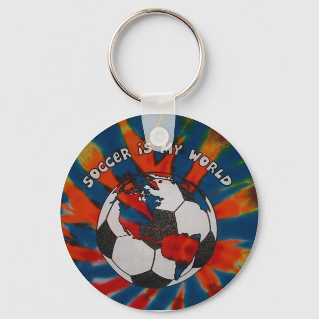 Soccer is my World Key Ring (Front)