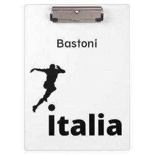 Soccer Italy, customisable  Clipboard
