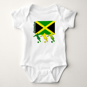 Soccer Jamaica Baby Bodysuit