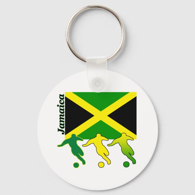 Soccer Jamaica Key Ring (Front)