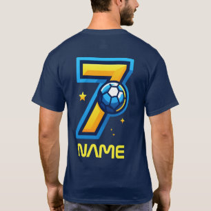  Soccer jersey Number 7 personalized  T-Shirt