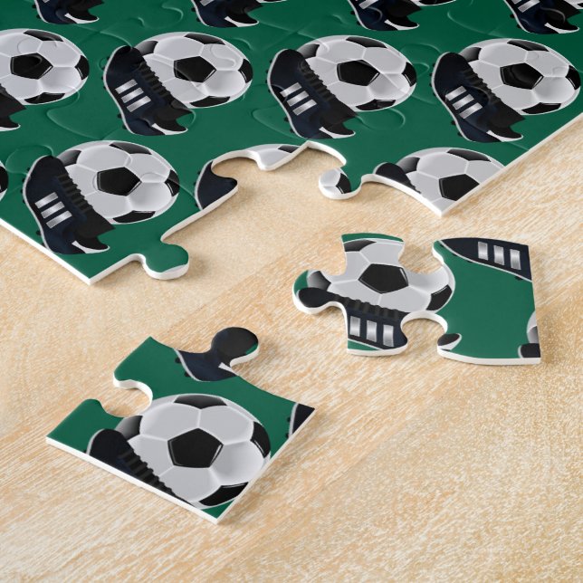 Soccer Jigsaw Puzzle Green (Side)