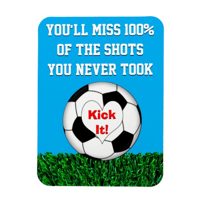 Soccer - Kick It! Magnet (Vertical)