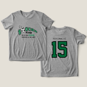 Soccer Kicks You to Your Goal - Green Tri-Blend Shirt