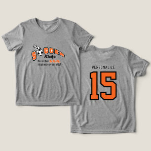 Soccer Kicks You to Your Goal - Orange Tri-Blend Shirt