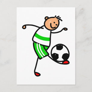 Soccer Kid Postcard
