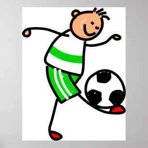 Soccer Kid Poster