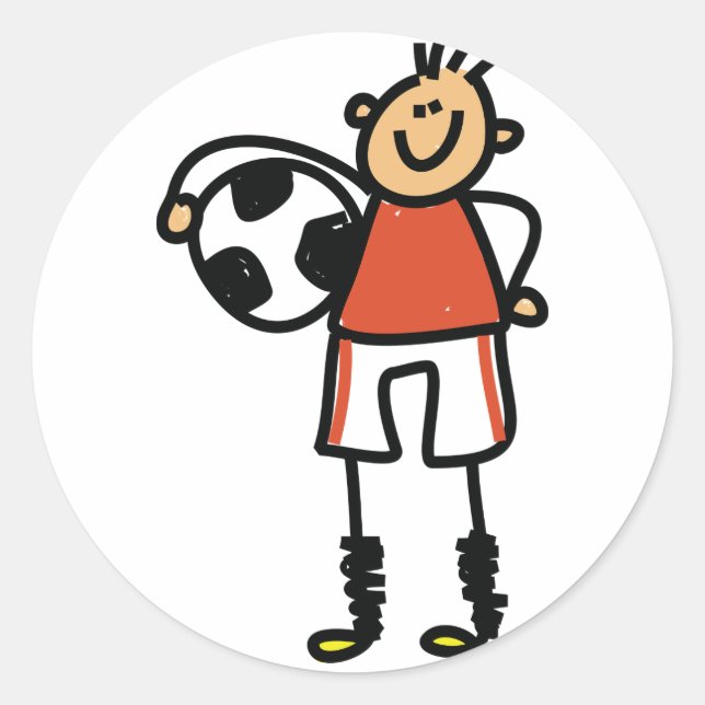 Soccer Kid Stickers (Front)