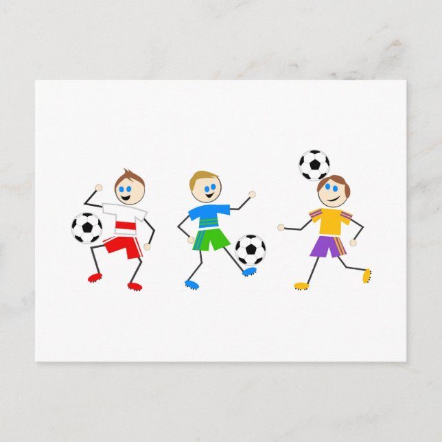 Soccer Kids Postcard (Front)
