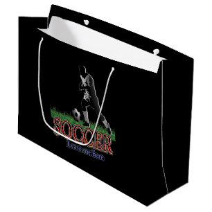 Soccer Leave Me Here Large Gift Bag