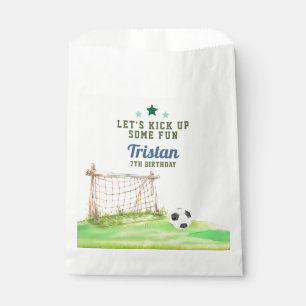 Soccer “Let’s Kick Up Some Fun” Any Age Birthday Favour Bags