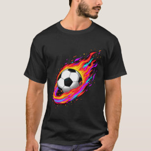 Soccer Ll Breaking Through Wall Funny Soccer T Shi T-Shirt