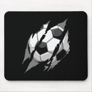 Soccer Ll Claw Mark Rip Scratches Cool Gameday Mouse Mat
