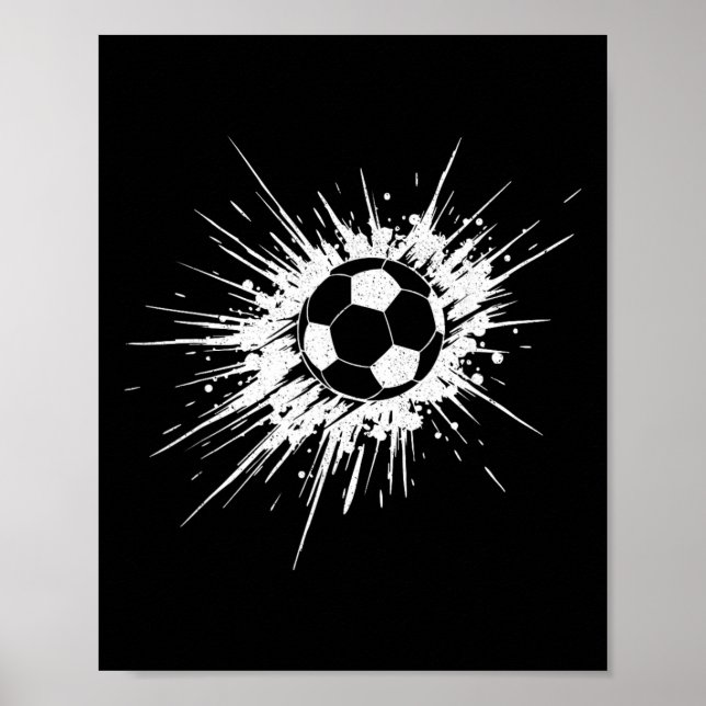 Soccer Ll Design For A Soccer Player  Poster (Front)