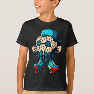 Soccer Ll Drip Ice Cream Character Men Women Girls T-Shirt