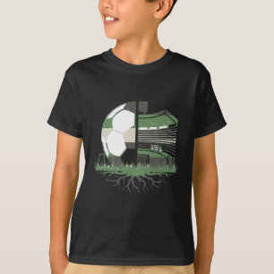 Soccer Ll Field Fusion Retro Nature Graphic T-Shirt