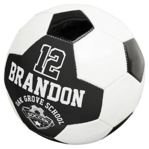 Soccer  Logo - Black and White Football