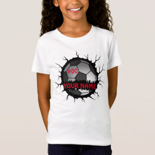 Soccer Logo, Soccer Custom Name, Soccer Gift T-Shirt