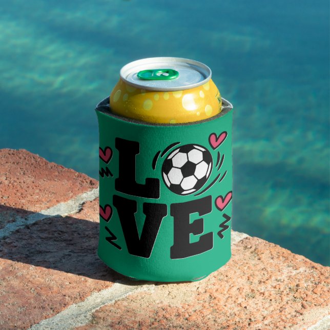Soccer Love Cute Soccer Player Coach Sports Girls Can Cooler (In Situ Pool)