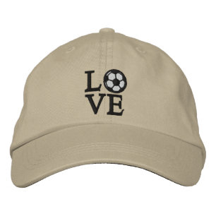 Soccer Love Embroidered Hat