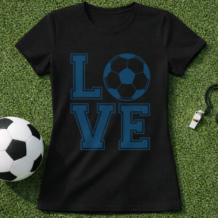 Soccer Love Football Graphic With Ball T-Shirt