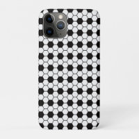 Soccer Lover Football Balls Black and White Custom