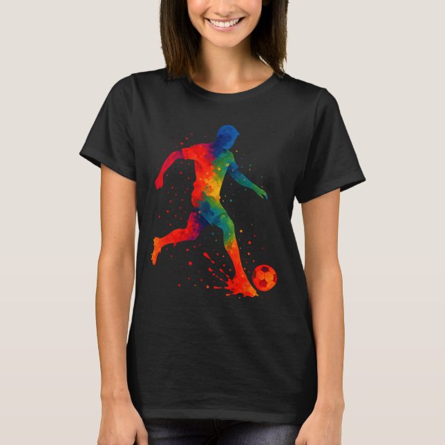 Soccer Lover Player Design  T-Shirt (Front)