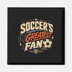 Soccer lover soccer fan player idea cool magnet