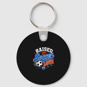 Soccer lover soccer fan player idea men women kids key ring