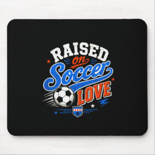 Soccer lover soccer fan player idea men women kids mouse mat