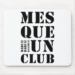 Soccer Lovers Design Byrcelona Fc T Shirt  Mouse Mat