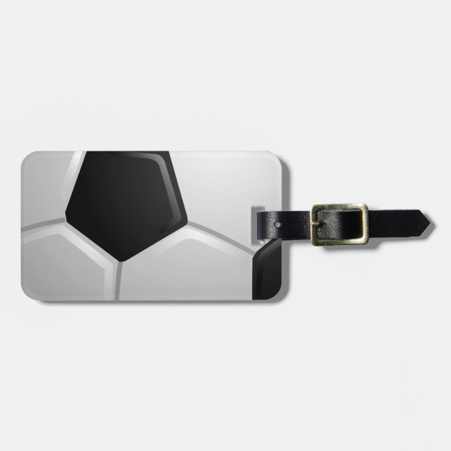 Soccer Luggage Tag (Front Horizontal)