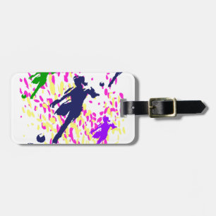 SOCCER LUGGAGE TAG