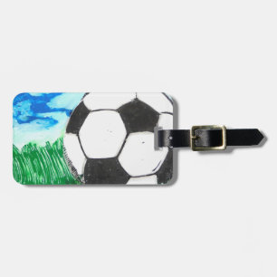 Soccer Luggage Tag