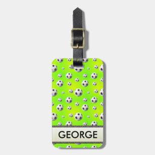 Soccer Luggage Tag