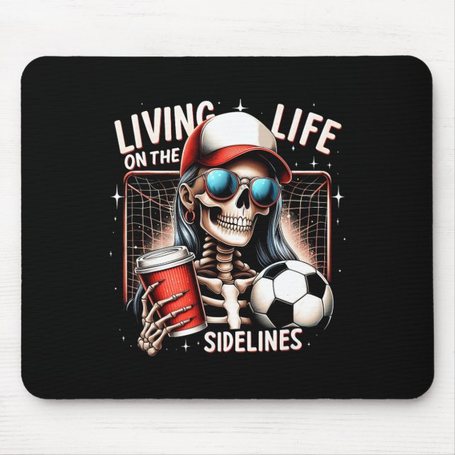 Soccer Mama Mom Life On The Sidelines Mother's Day Mouse Mat (Front)