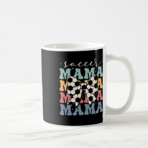 Soccer Mama Retro Groovy Soccer Softll Mom _1 Coffee Mug