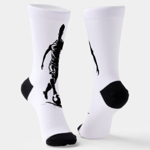 Soccer man with ball socks