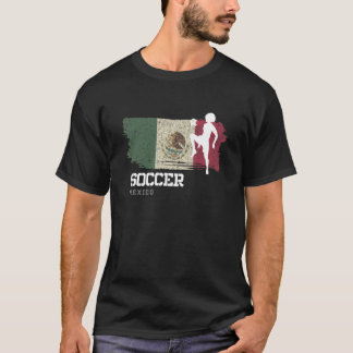 Soccer Mexico Flag Football Womens Soccer Girls T-Shirt