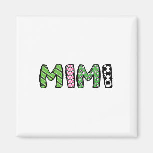 Soccer Mimi Funny Soccer Birthday Boy Family Match Magnet