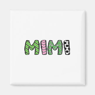 Soccer Mimi Funny Soccer Birthday Boy Family Match Magnet