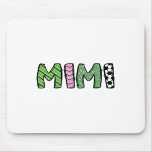 Soccer Mimi Funny Soccer Birthday Boy Family Match Mouse Mat