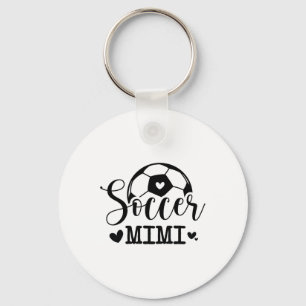 Soccer Mimi Funny Sports Soccer Player Key Ring