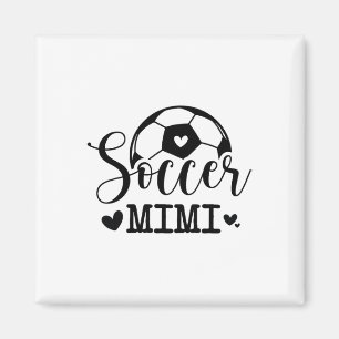 Soccer Mimi Funny Sports Soccer Player Magnet