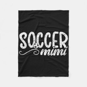 Soccer Mimi Proud Mimi Of A Soccer Player Mimi Fleece Blanket