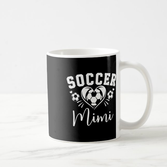 Soccer Mimi Soccer Heart  Coffee Mug (Right)